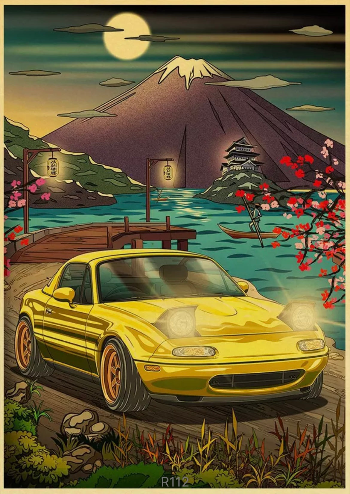 JDM car posters