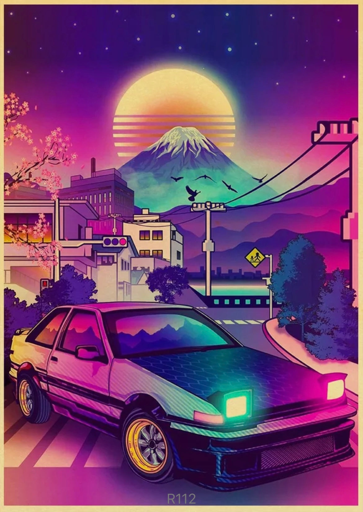 JDM car posters