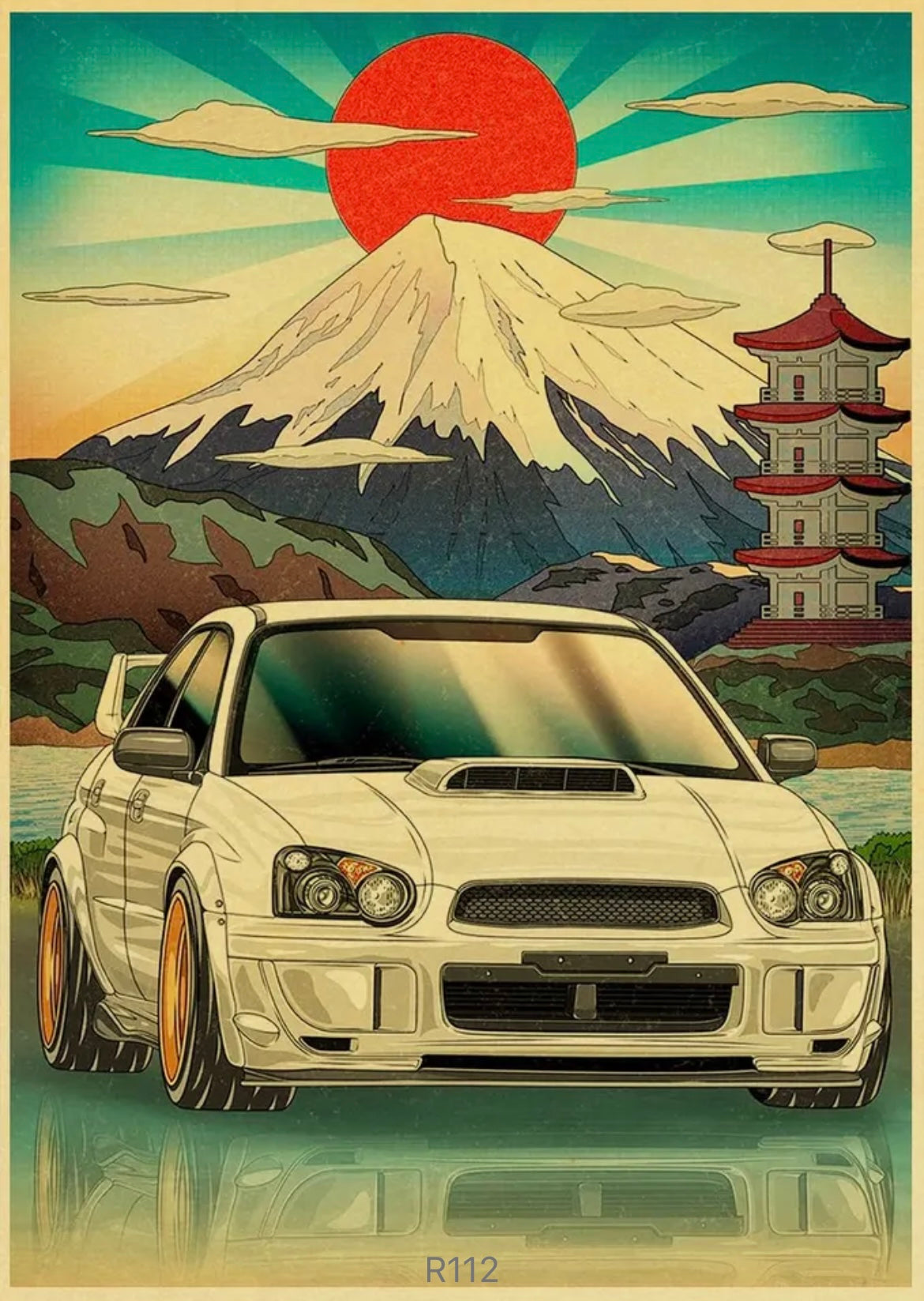 JDM car posters