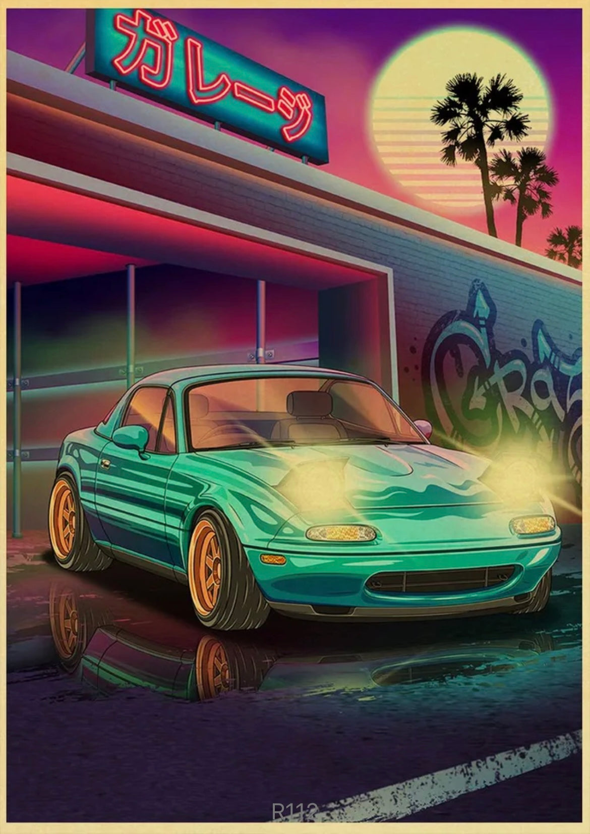 JDM car posters